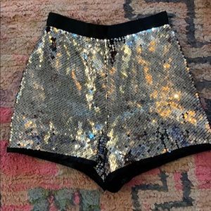Vintage Emporio Armani sequin shorts